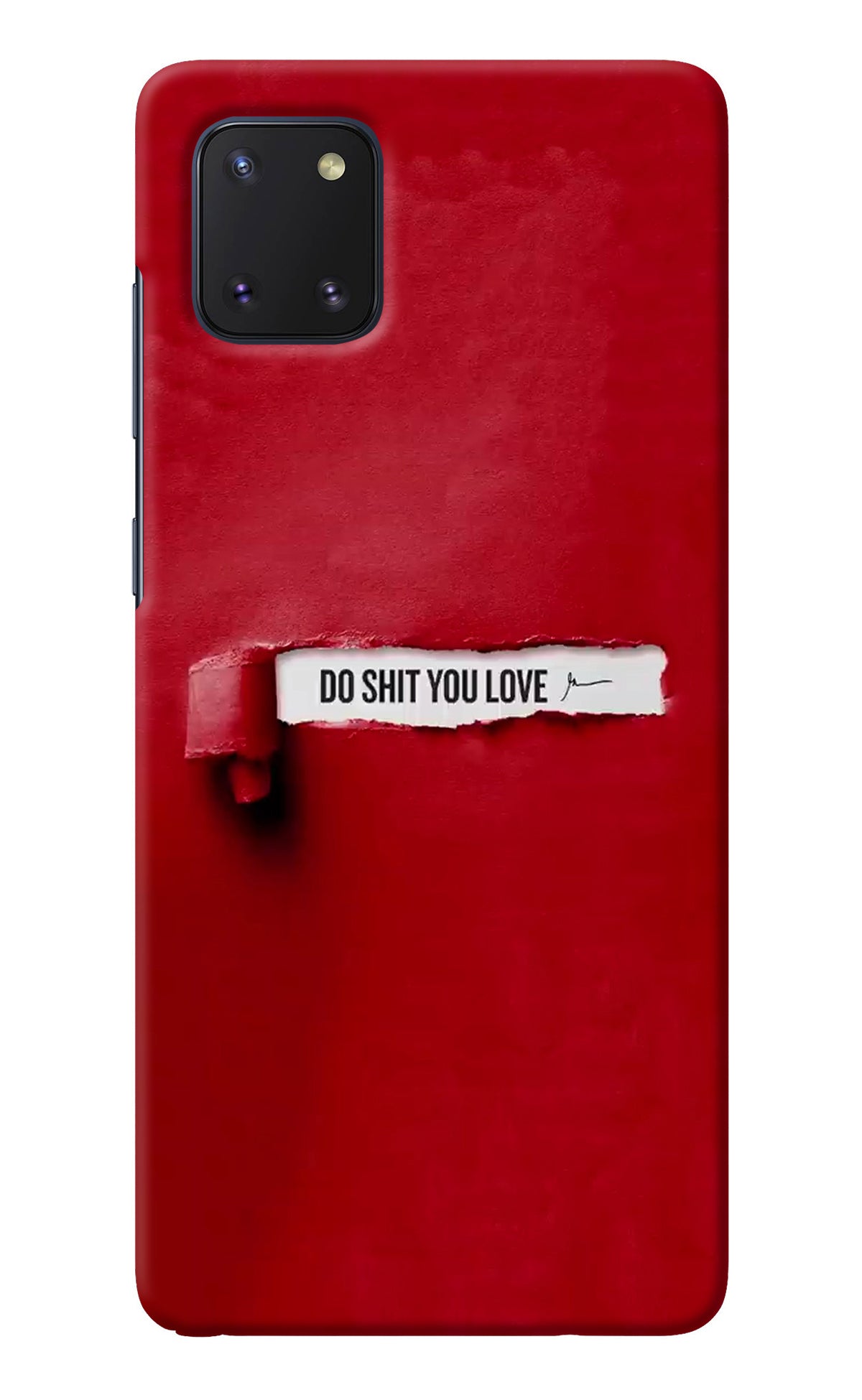 Do Shit You Love Samsung Note 10 Lite Back Cover
