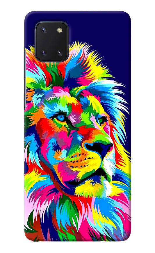 Vector Art Lion Samsung Note 10 Lite Back Cover