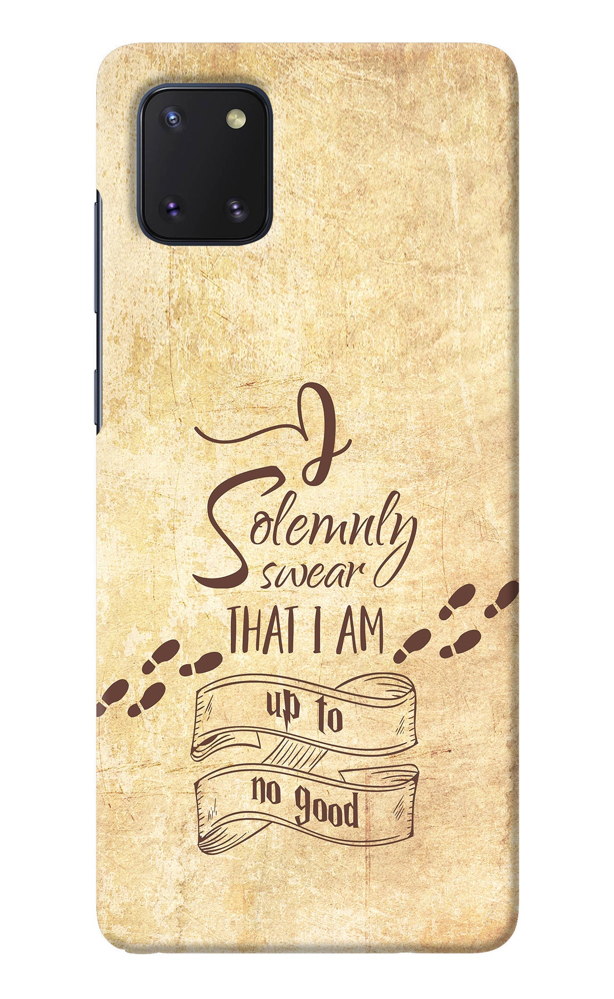 I Solemnly swear that i up to no good Samsung Note 10 Lite Back Cover