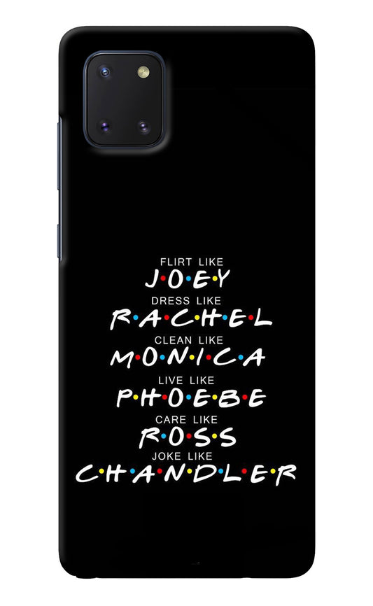 FRIENDS Character Samsung Note 10 Lite Back Cover
