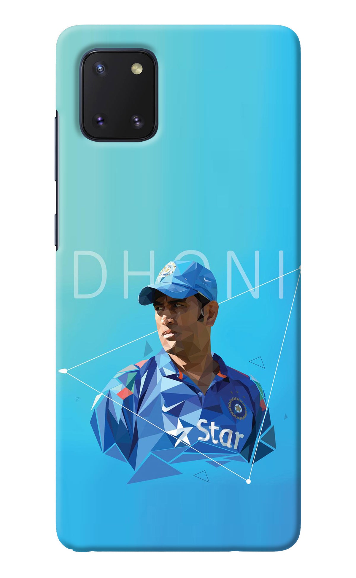 Dhoni Artwork Samsung Note 10 Lite Back Cover