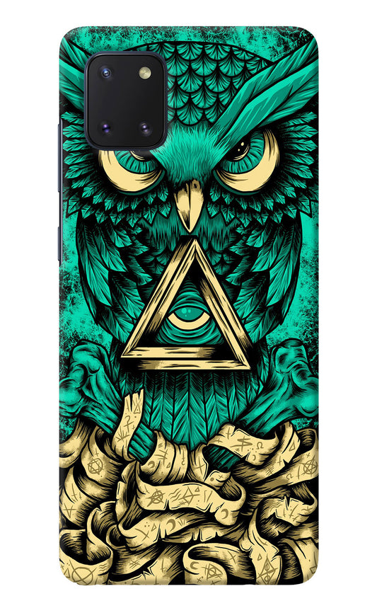 Green Owl Samsung Note 10 Lite Back Cover