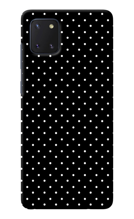 White Dots Samsung Note 10 Lite Back Cover
