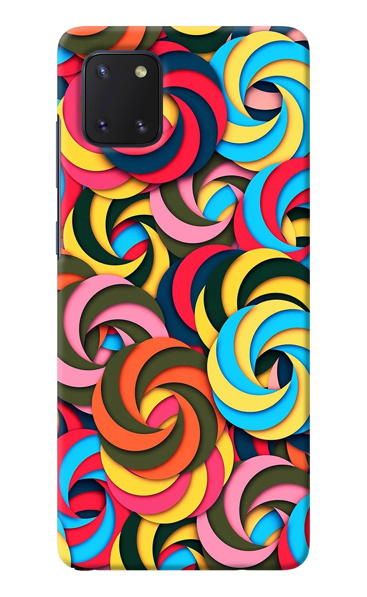 Spiral Pattern Samsung Note 10 Lite Back Cover