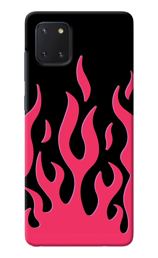 Fire Flames Samsung Note 10 Lite Back Cover
