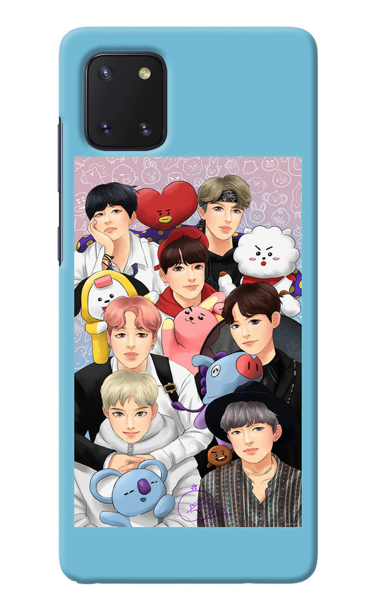 BTS with animals Samsung Note 10 Lite Back Cover