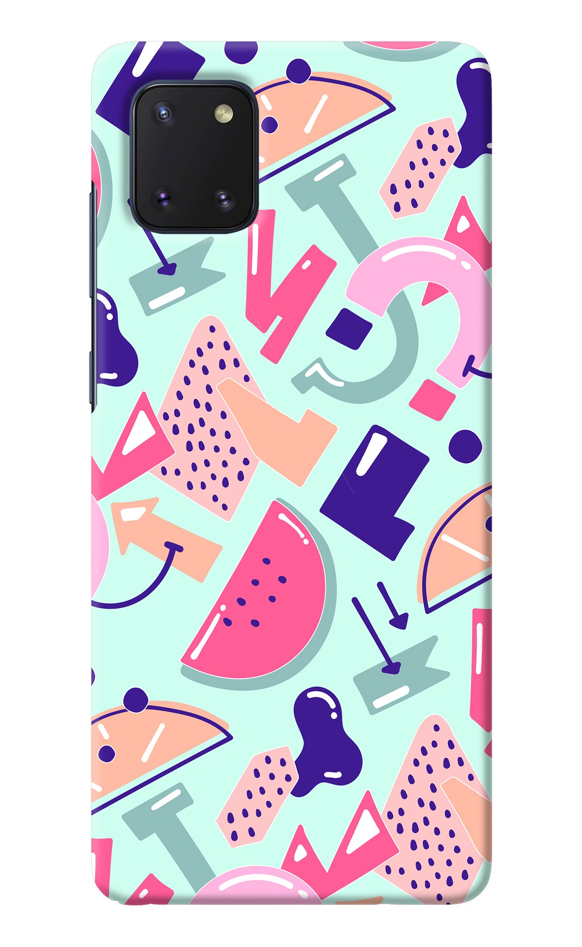 Doodle Pattern Samsung Note 10 Lite Back Cover