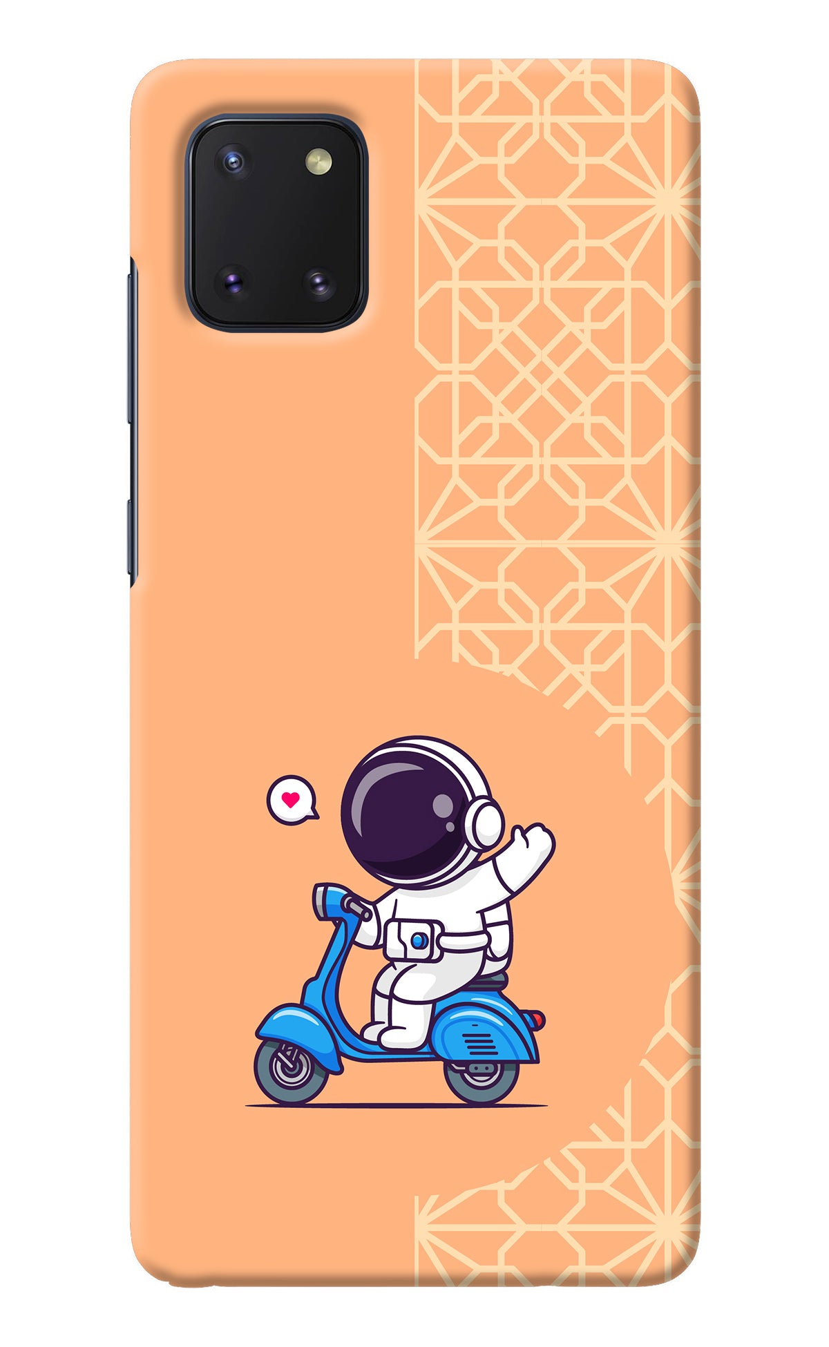 Cute Astronaut Riding Samsung Note 10 Lite Back Cover