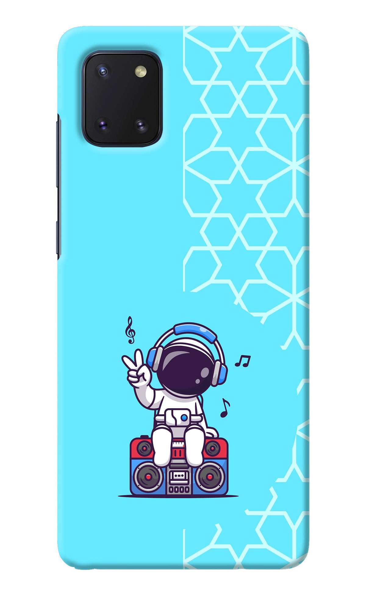 Cute Astronaut Chilling Samsung Note 10 Lite Back Cover