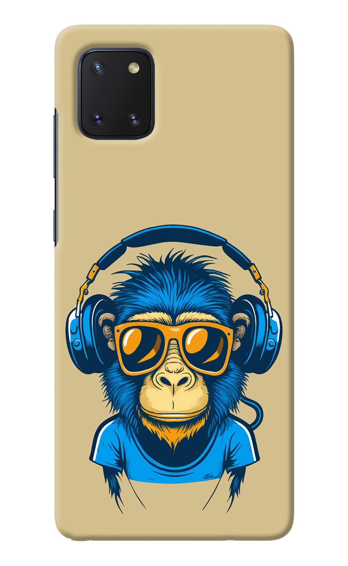 Monkey Headphone Samsung Note 10 Lite Back Cover