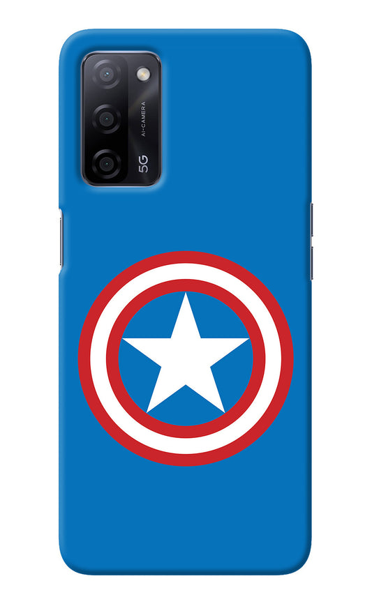 Captain America Logo Oppo A53s 5G Back Cover