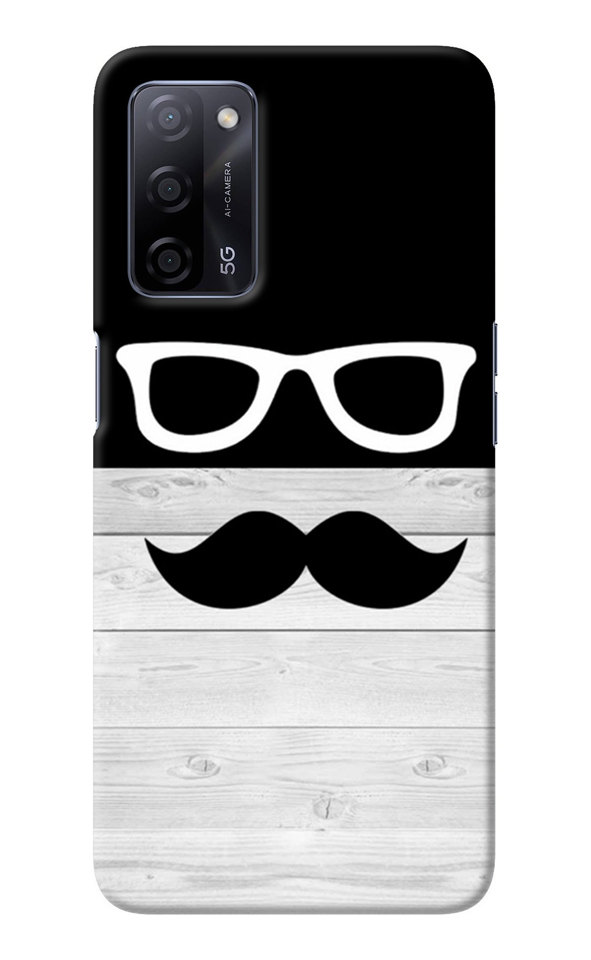 Mustache Oppo A53s 5G Back Cover