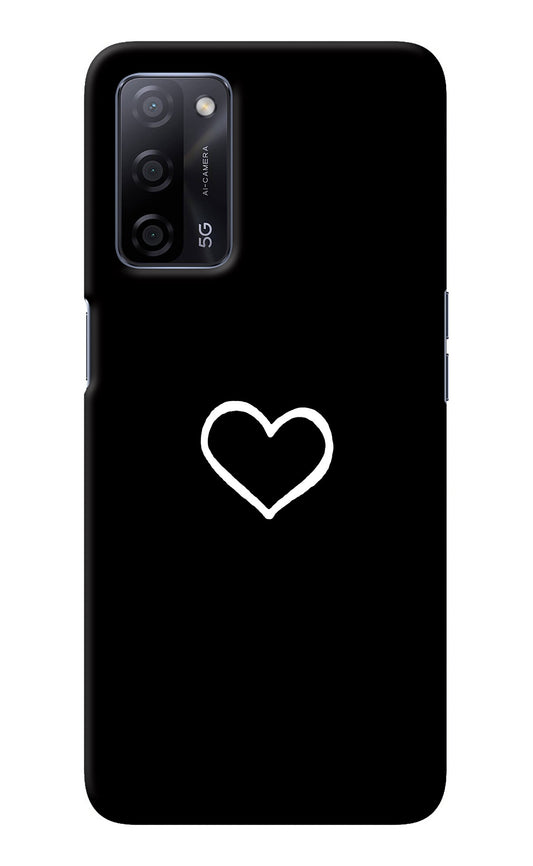 Heart Oppo A53s 5G Back Cover