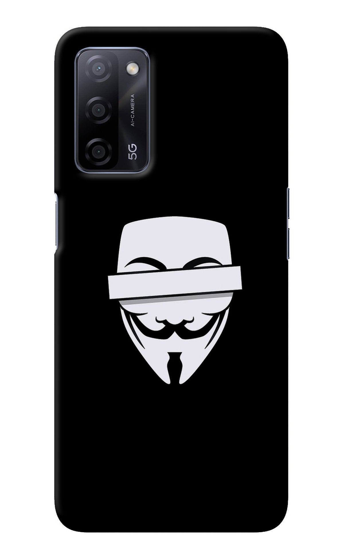 Anonymous Face Oppo A53s 5G Back Cover