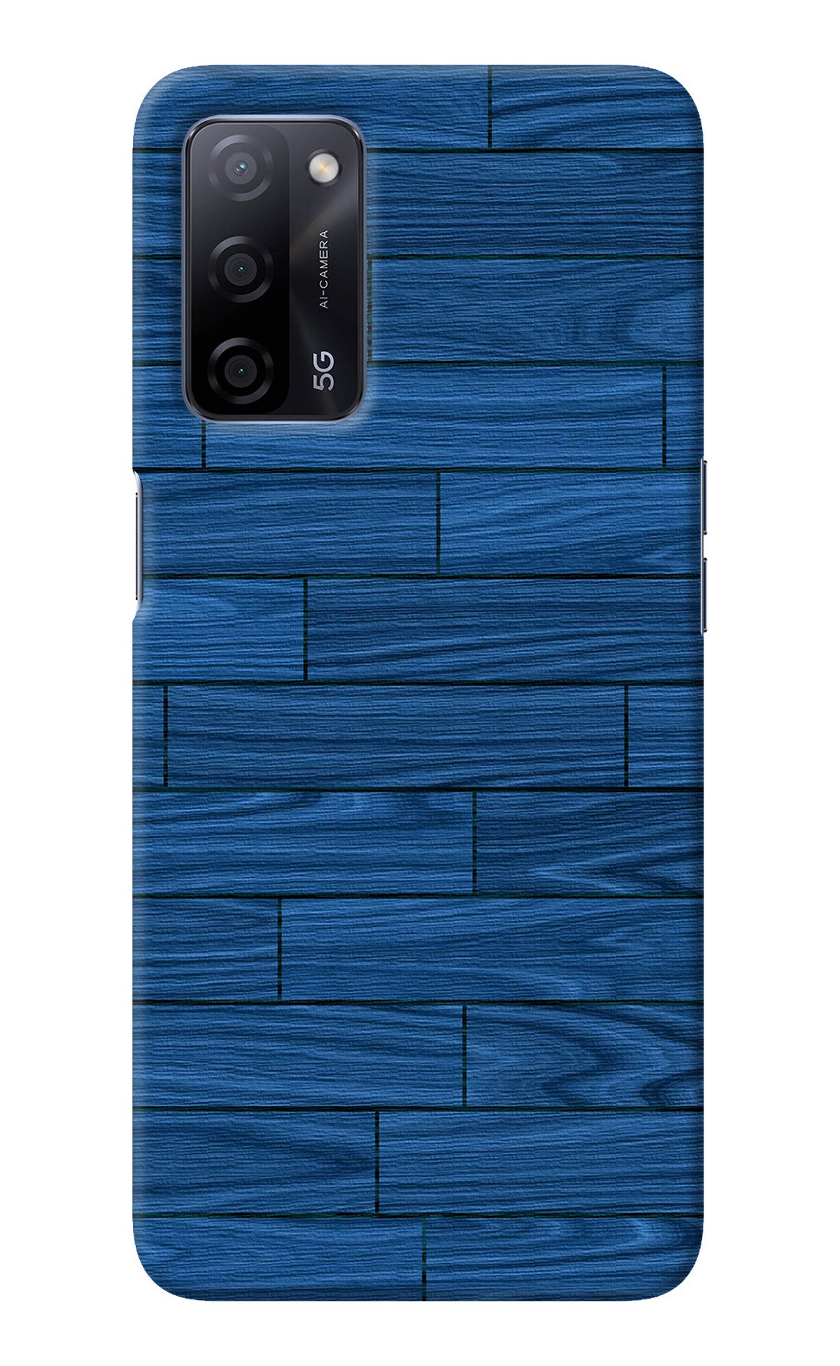 Wooden Texture Oppo A53s 5G Back Cover