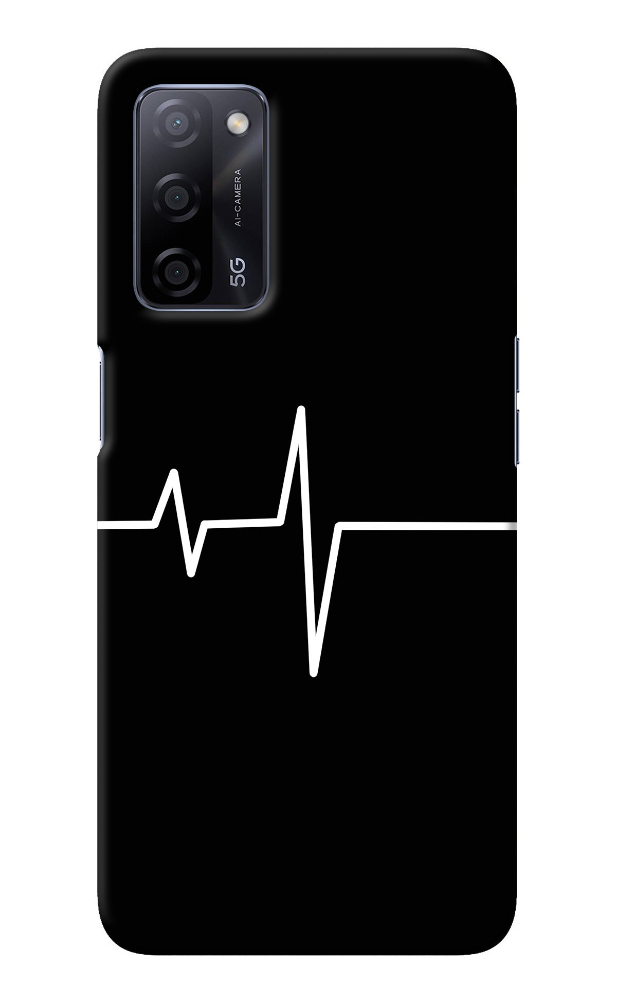 Heart Beats Oppo A53s 5G Back Cover