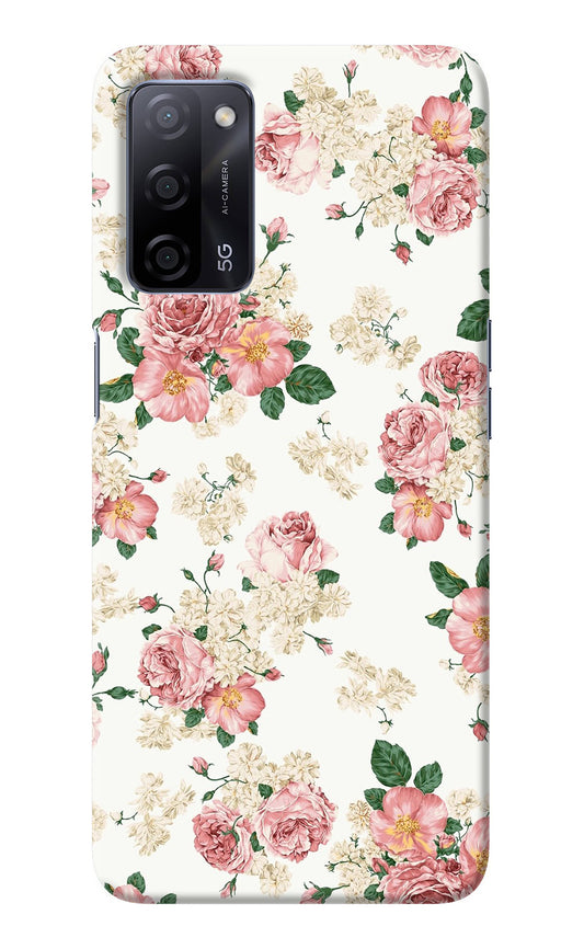 Flowers Oppo A53s 5G Back Cover