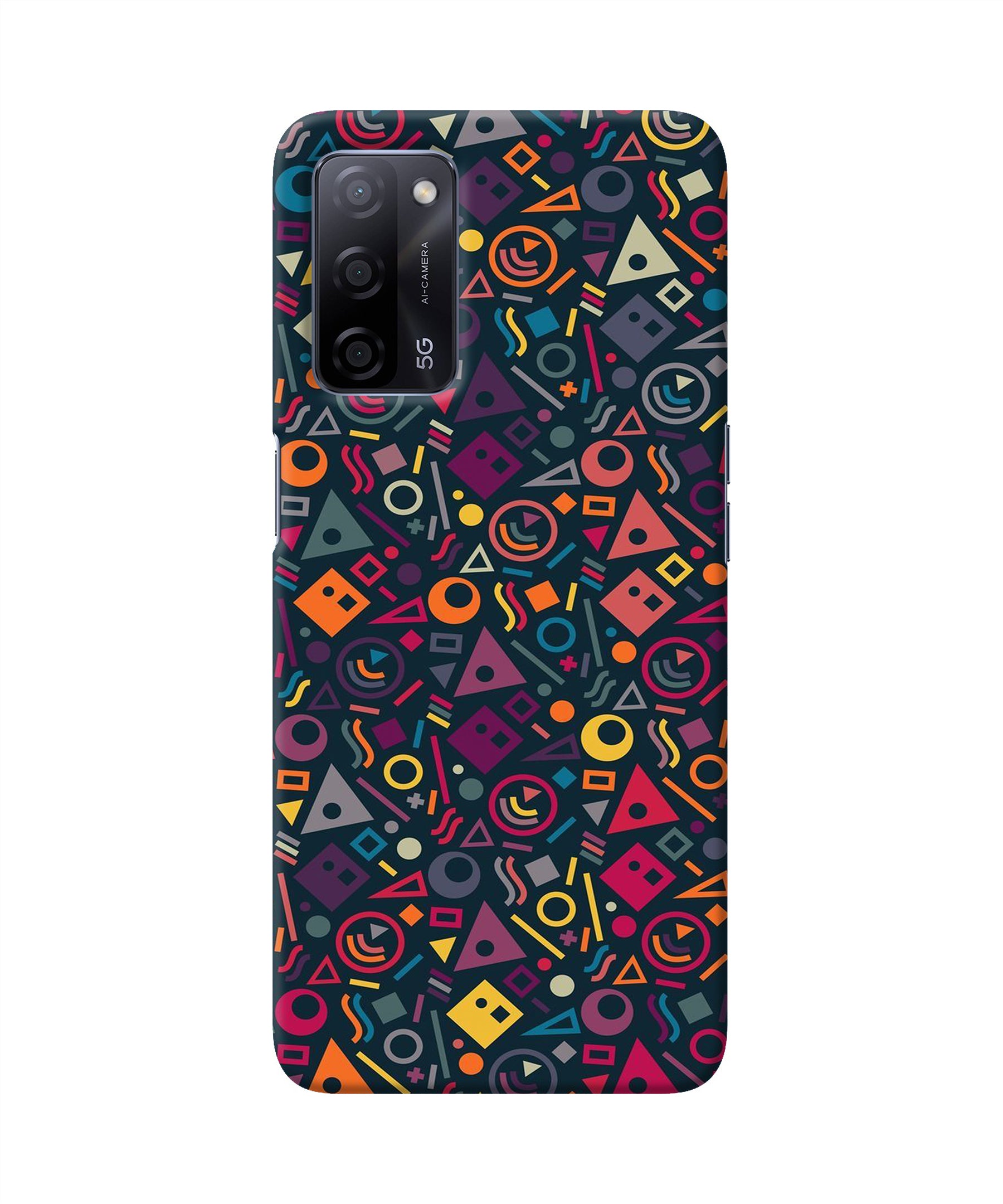 Geometric Abstract Oppo A53s 5G Back Cover