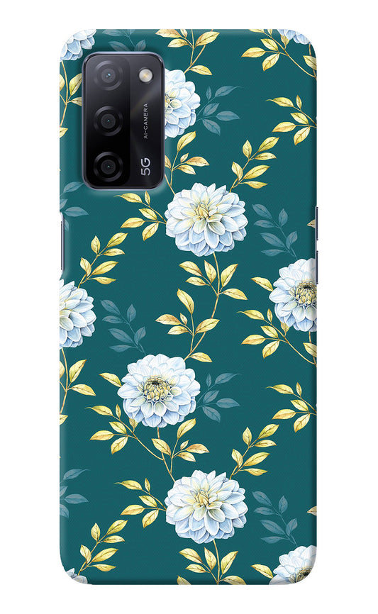 Flowers Oppo A53s 5G Back Cover