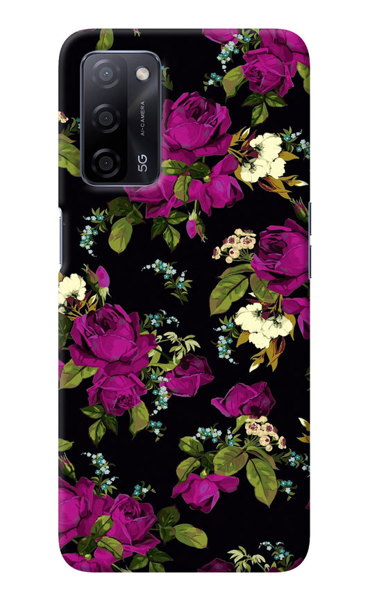 Flowers Oppo A53s 5G Back Cover