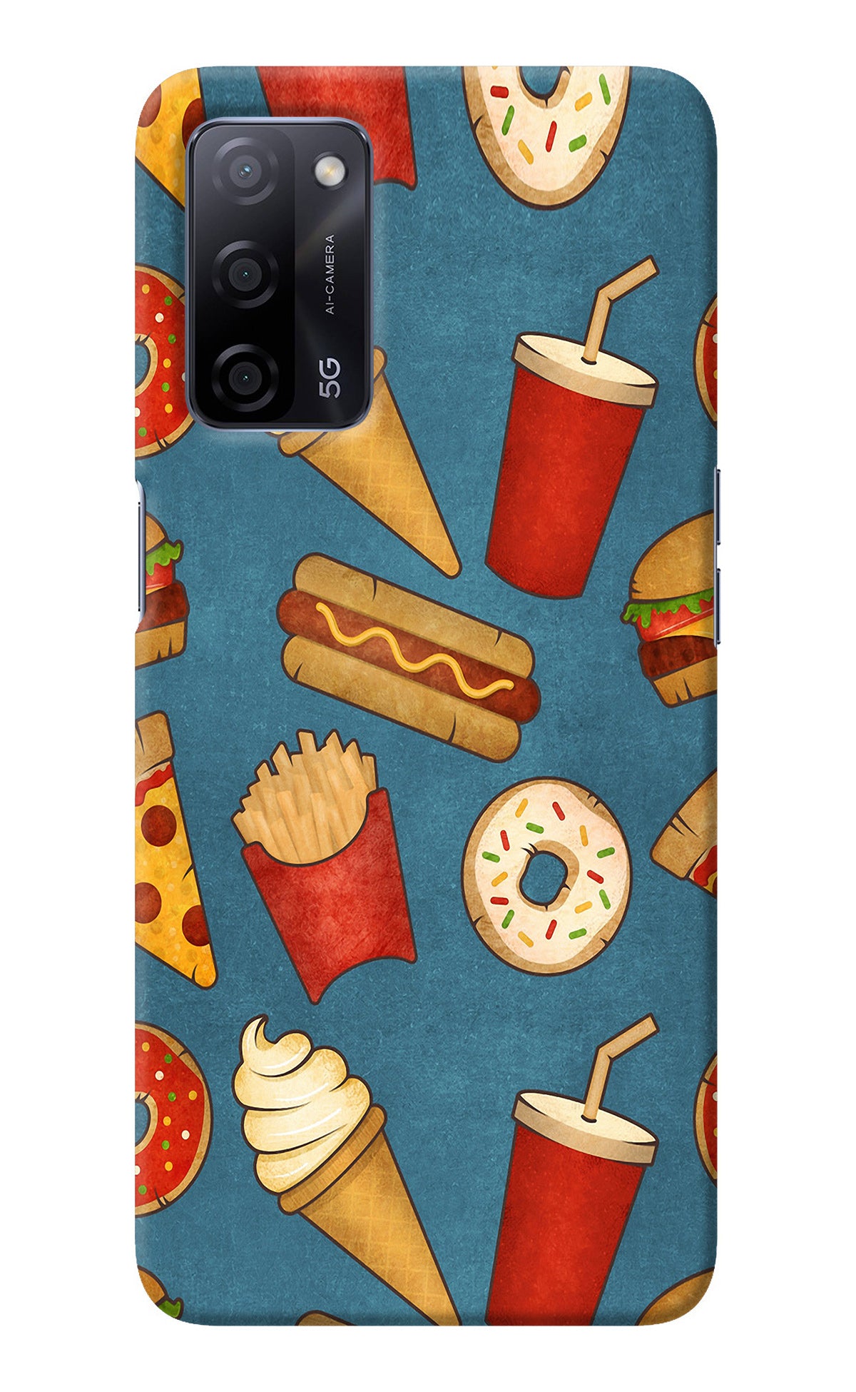 Foodie Oppo A53s 5G Back Cover