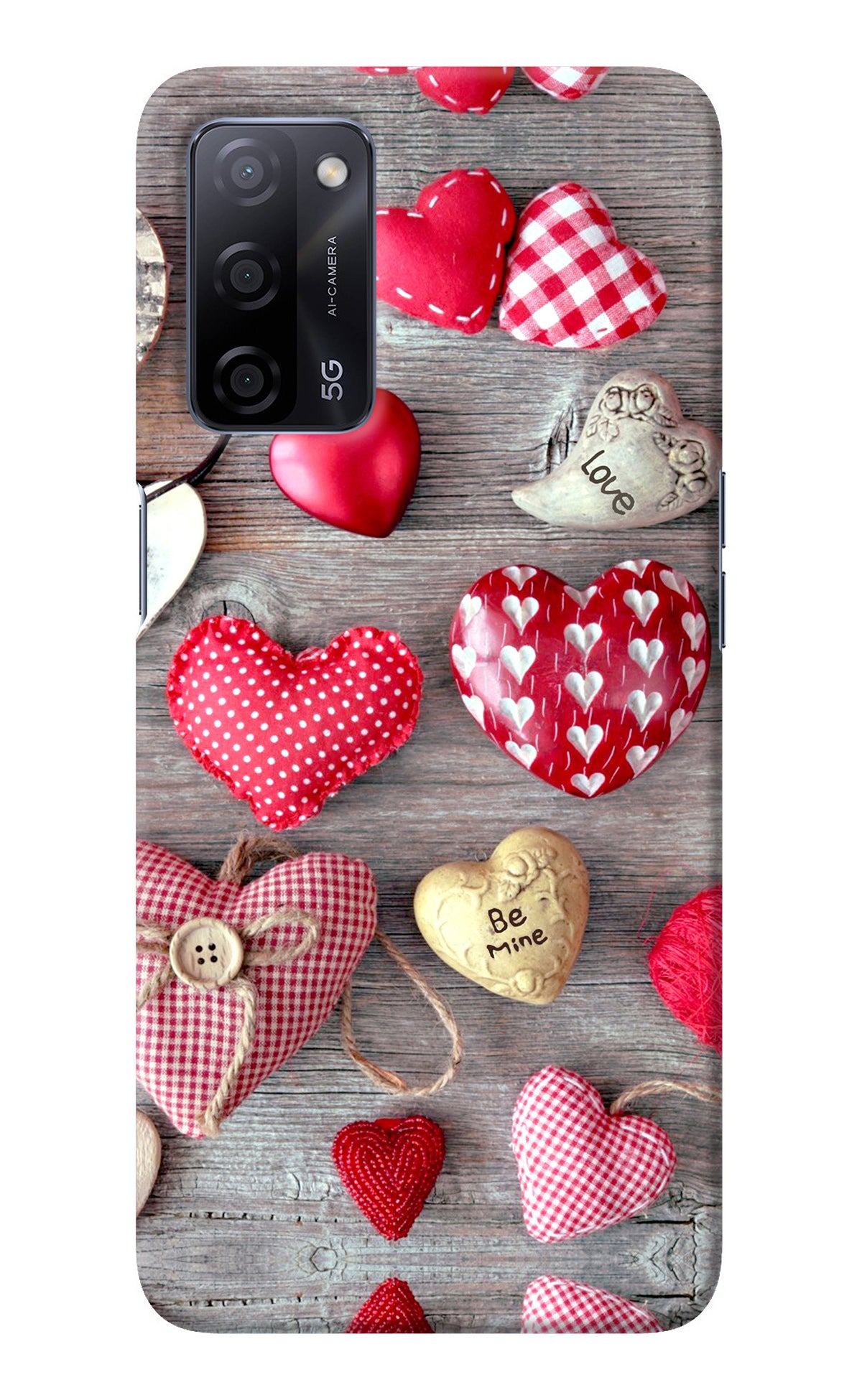 Love Wallpaper Oppo A53s 5G Back Cover