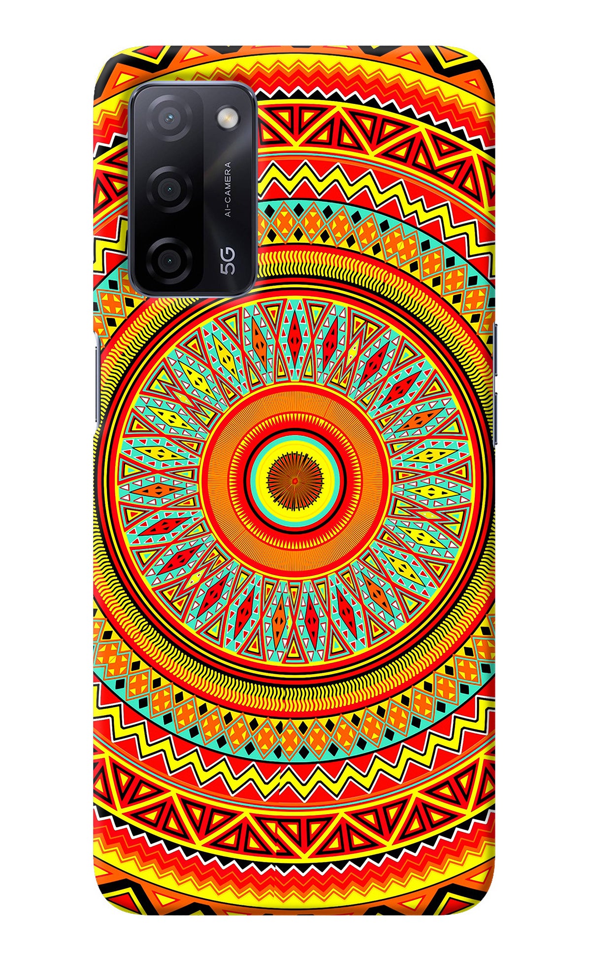 Mandala Pattern Oppo A53s 5G Back Cover