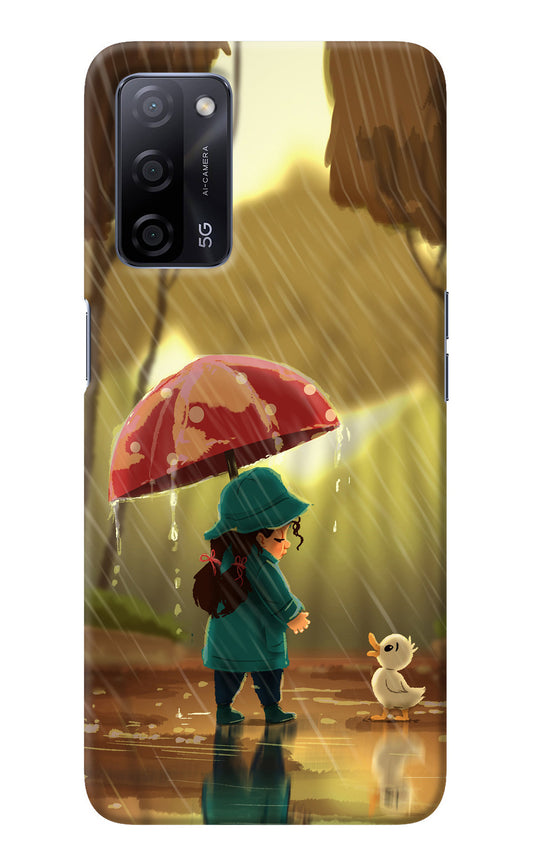 Rainy Day Oppo A53s 5G Back Cover