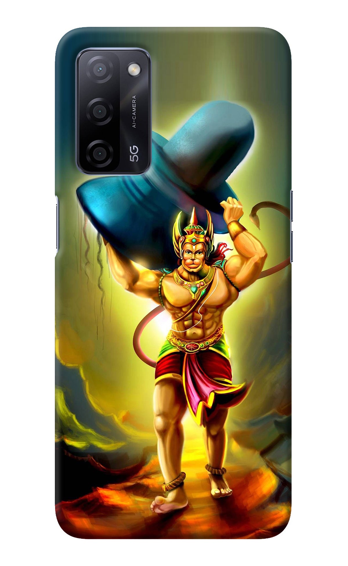 Lord Hanuman Oppo A53s 5G Back Cover