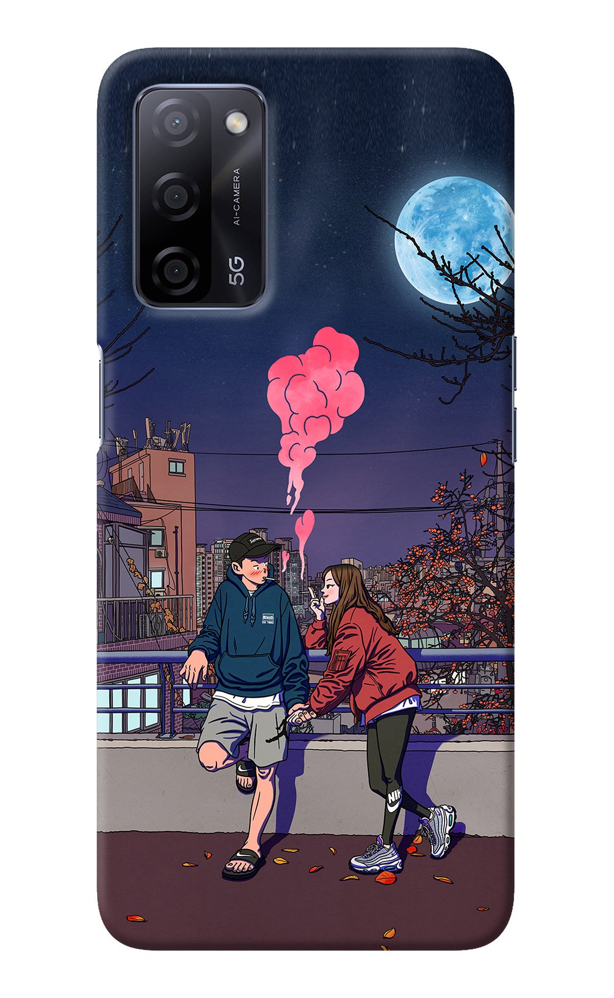 Chilling Couple Oppo A53s 5G Back Cover