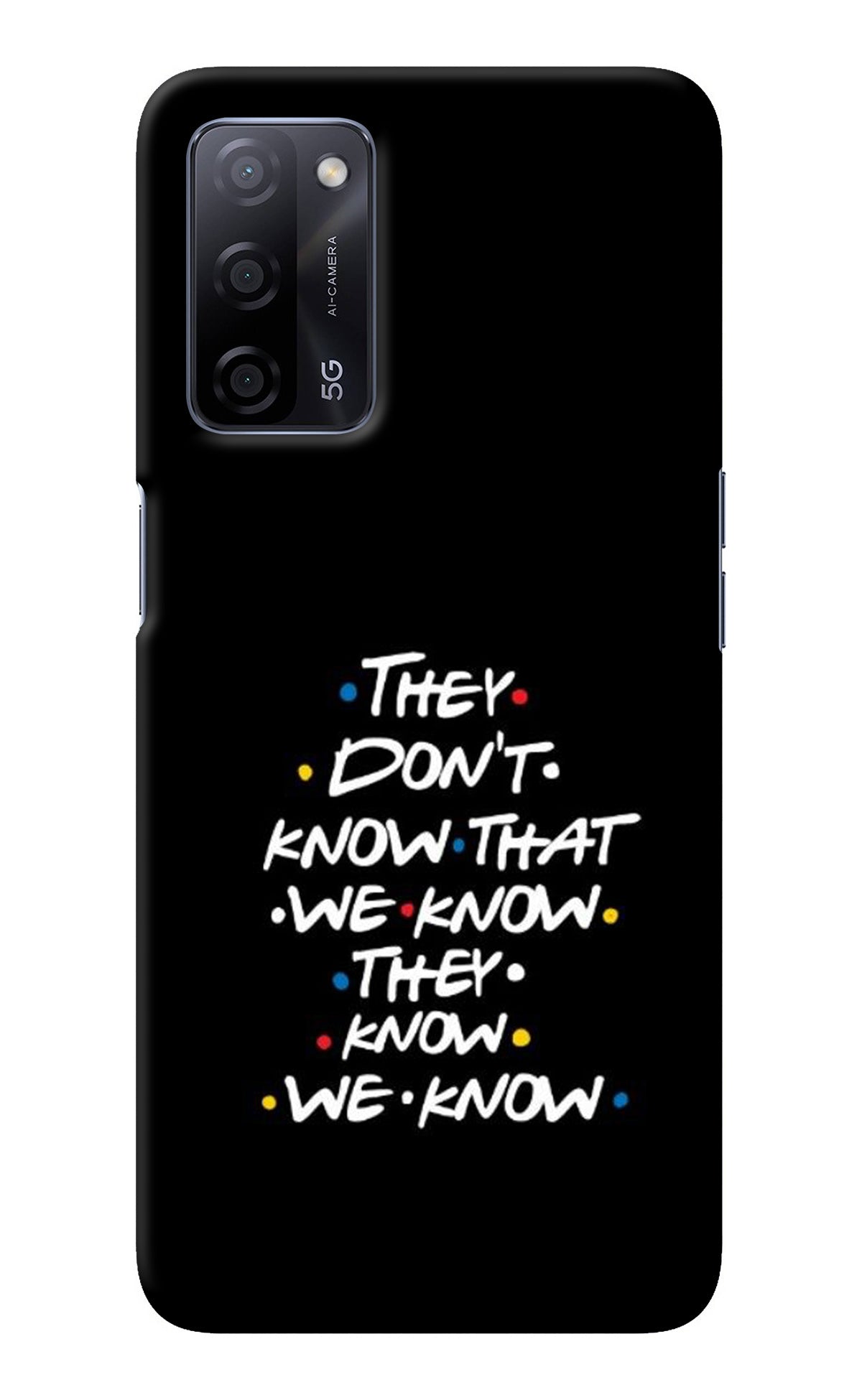 FRIENDS Dialogue Oppo A53s 5G Back Cover