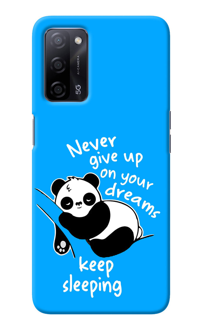 Keep Sleeping Oppo A53s 5G Back Cover