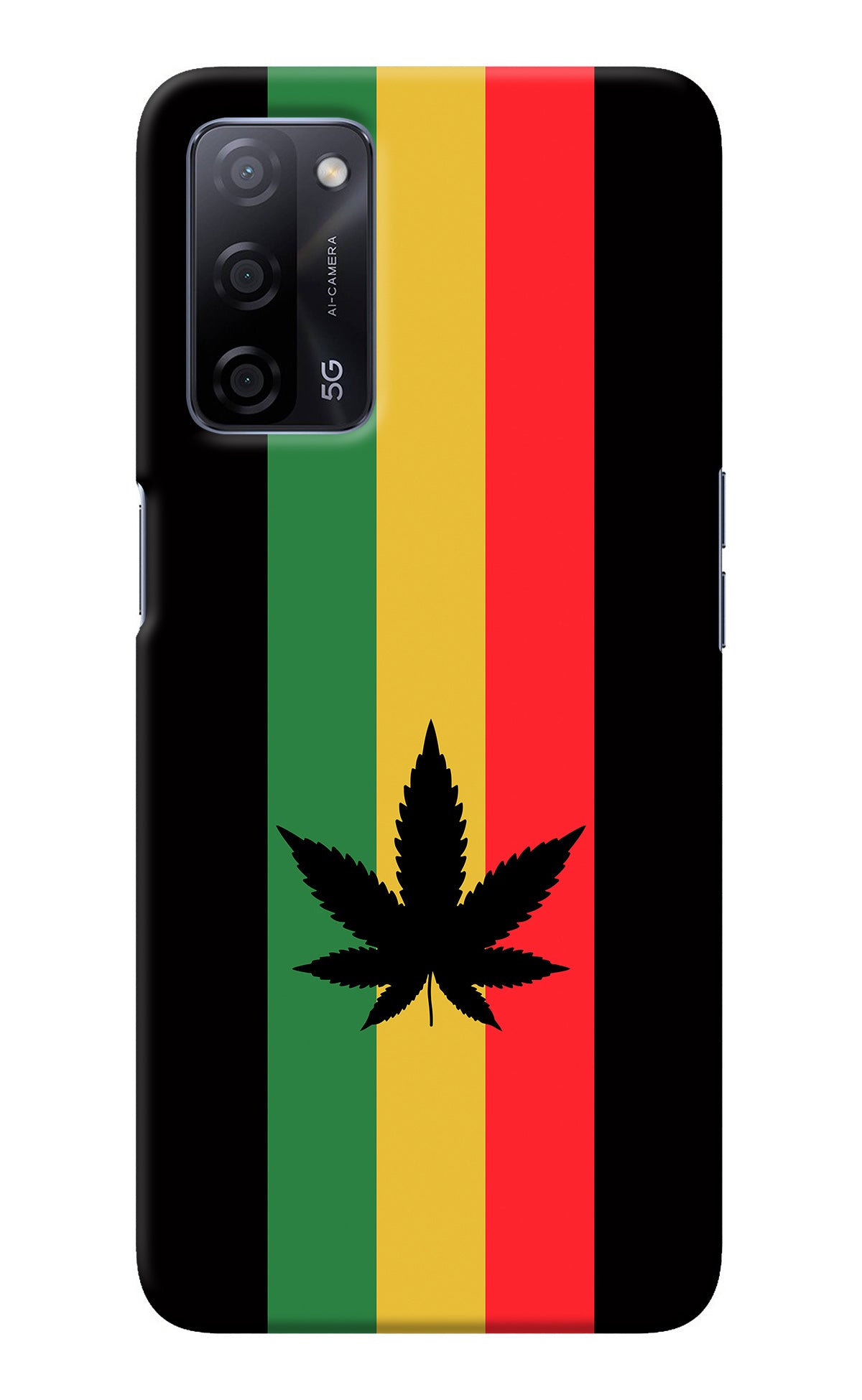 Weed Flag Oppo A53s 5G Back Cover