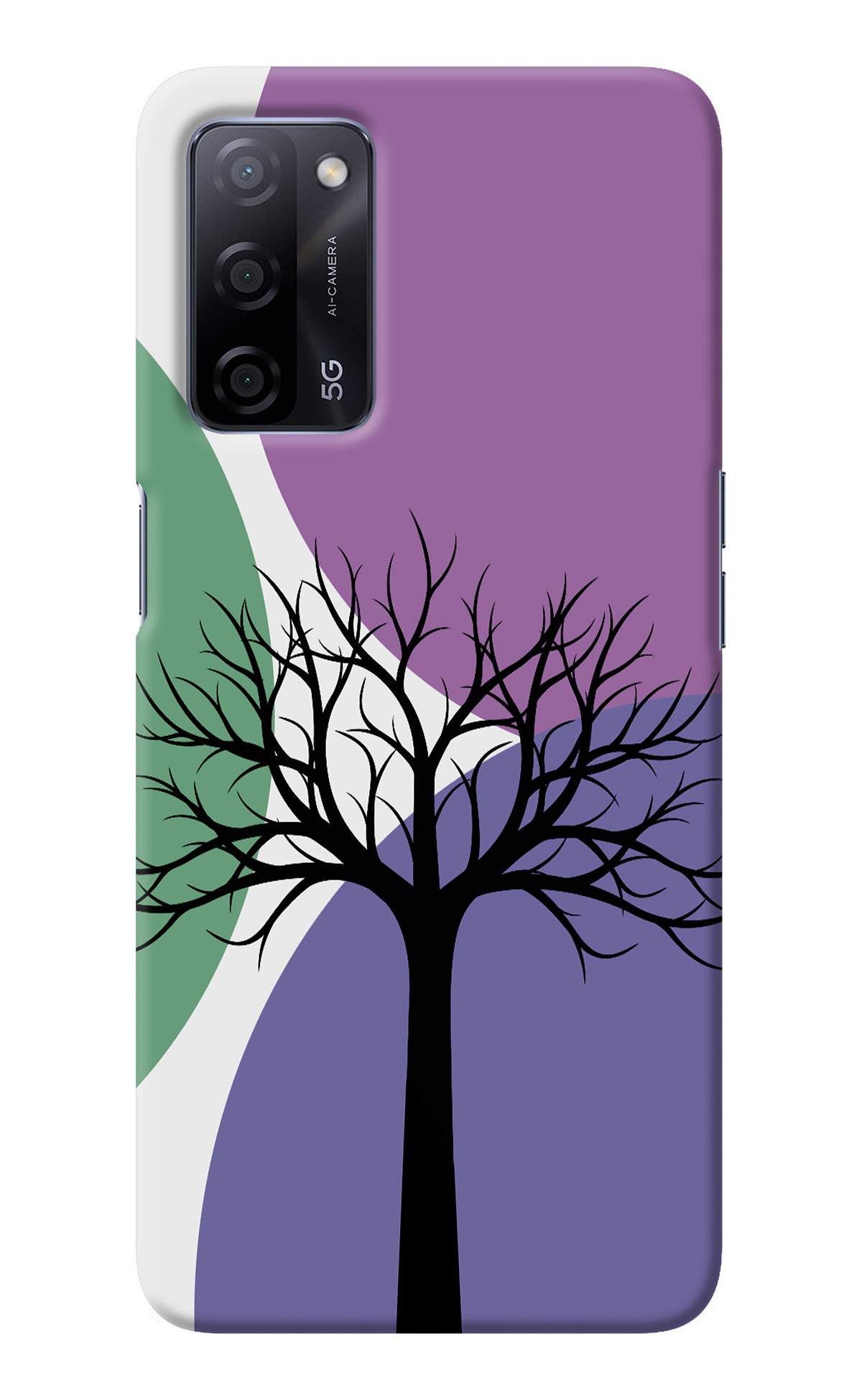 Tree Art Oppo A53s 5G Back Cover