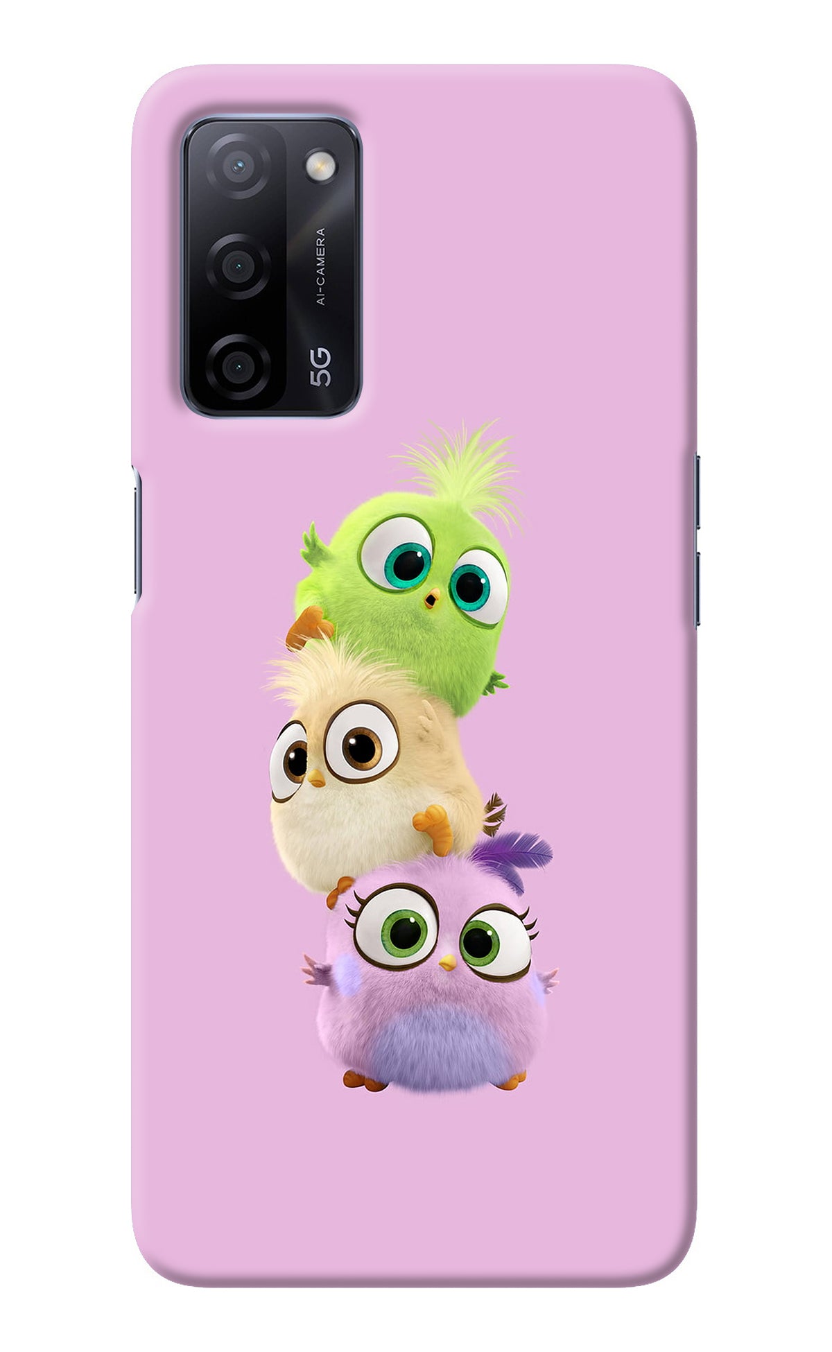 Cute Little Birds Oppo A53s 5G Back Cover