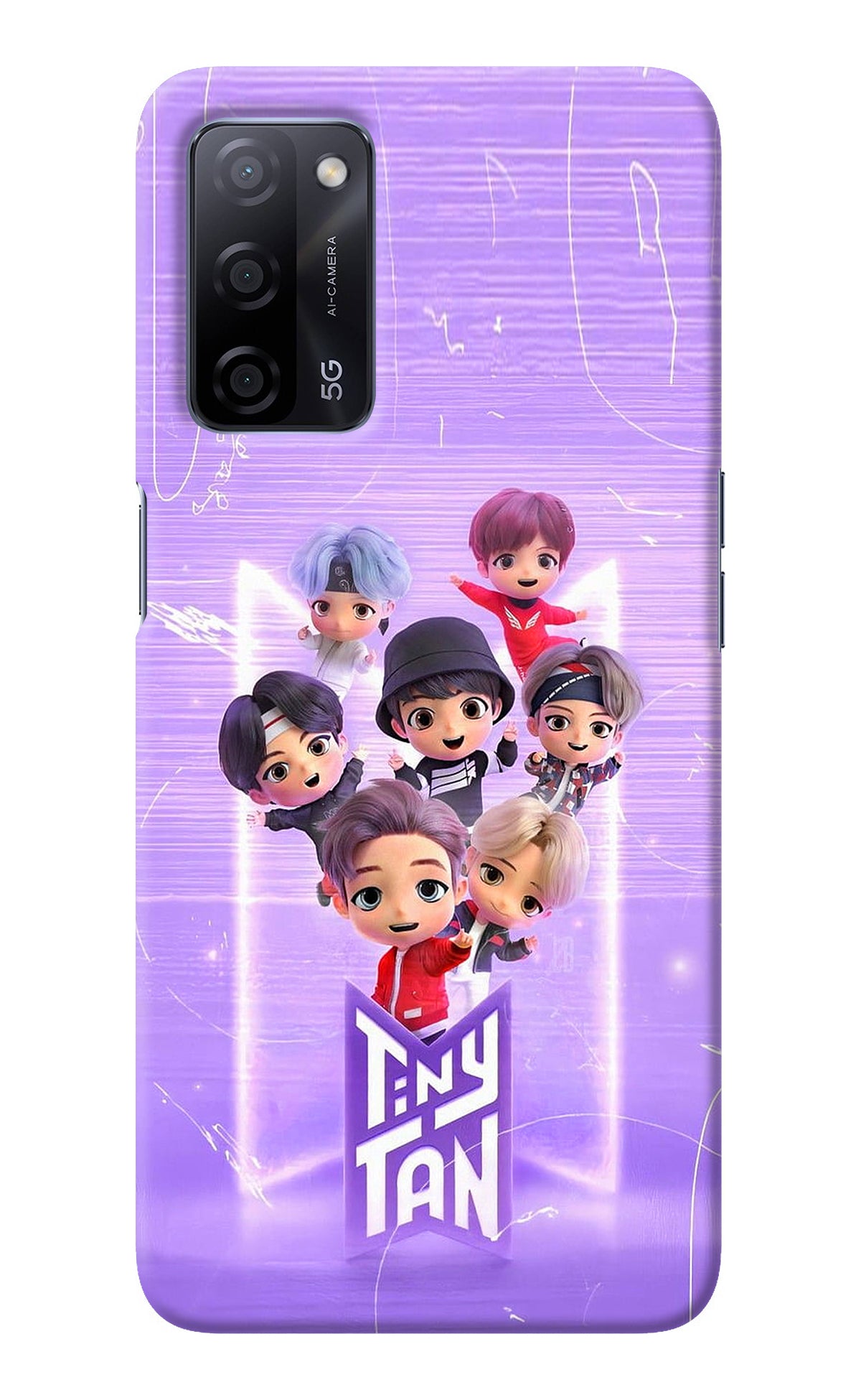 BTS Tiny Tan Oppo A53s 5G Back Cover