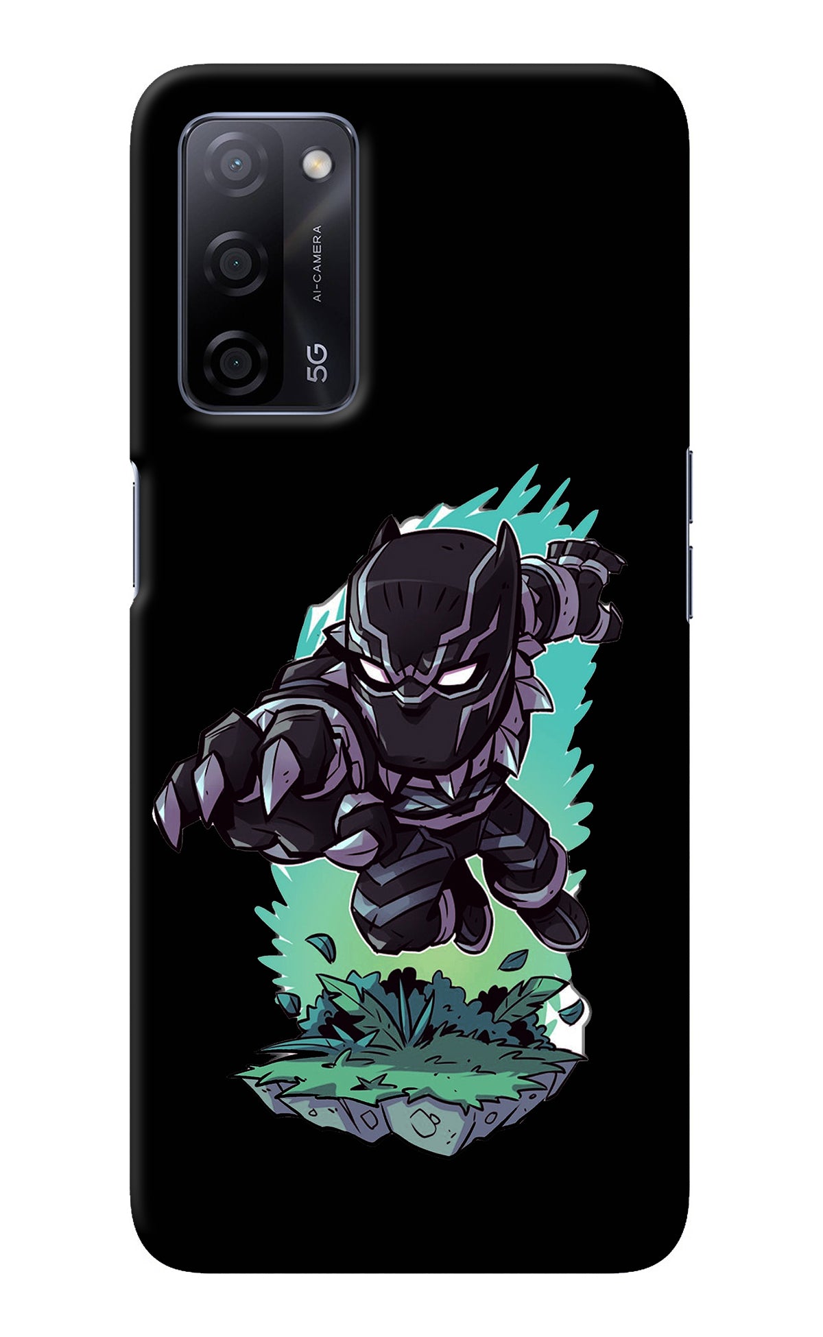 Black Panther Oppo A53s 5G Back Cover