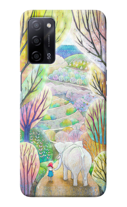 Nature Painting Oppo A53s 5G Back Cover