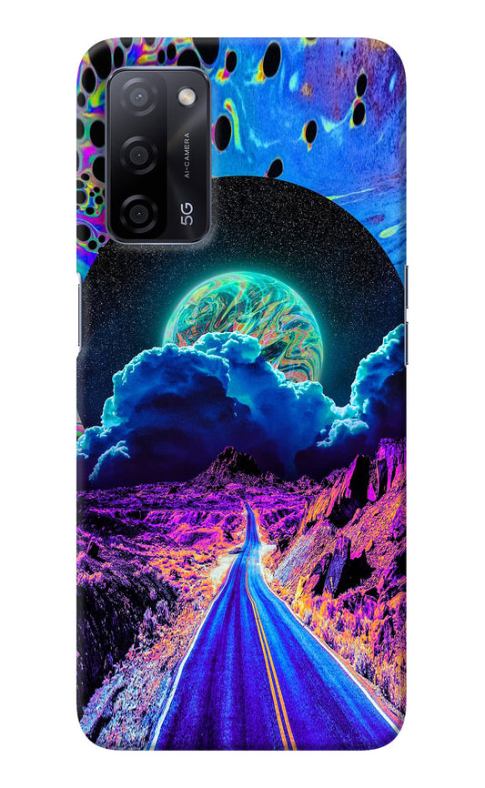 Psychedelic Painting Oppo A53s 5G Back Cover