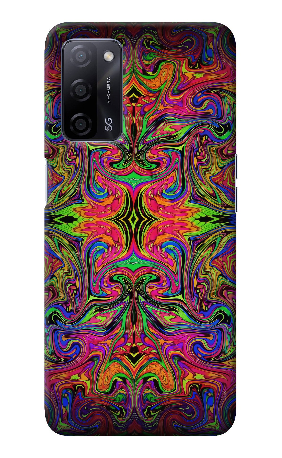 Psychedelic Art Oppo A53s 5G Back Cover