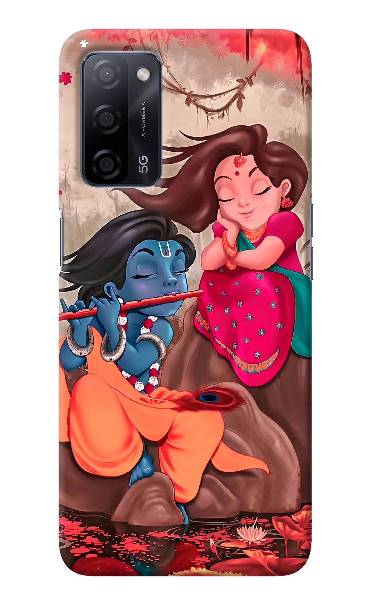 Radhe Krishna Oppo A53s 5G Back Cover