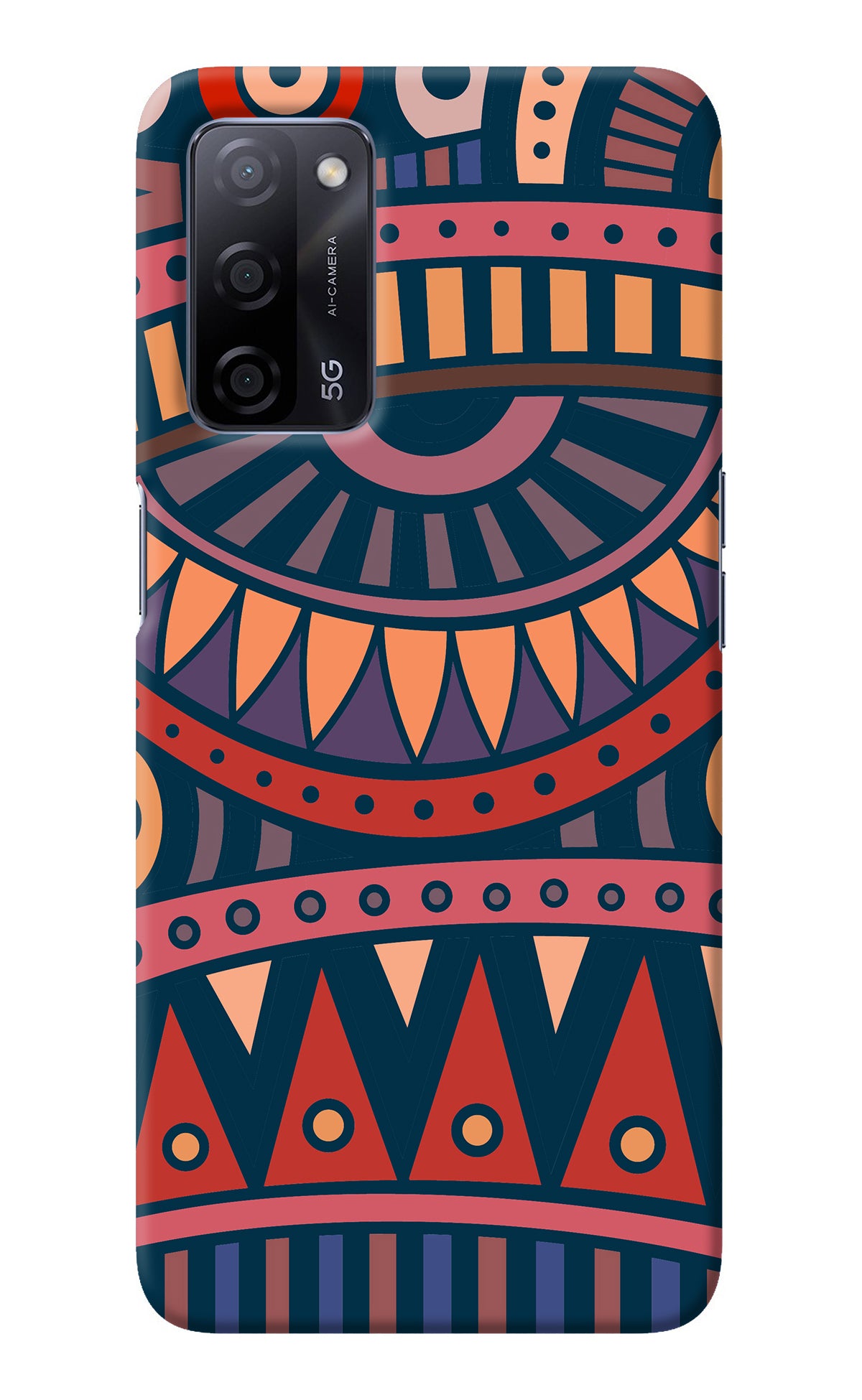 African Culture Design Oppo A53s 5G Back Cover