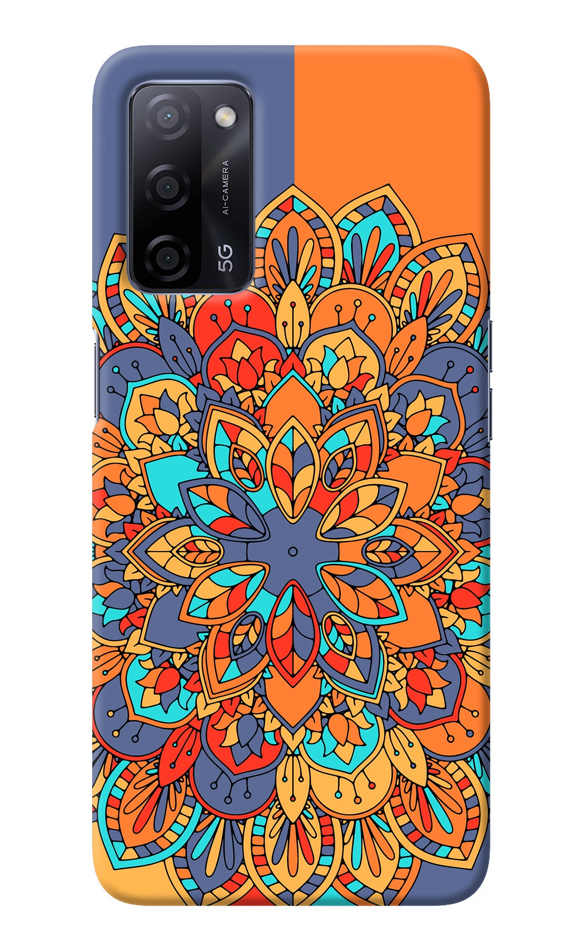 Color Mandala Oppo A53s 5G Back Cover