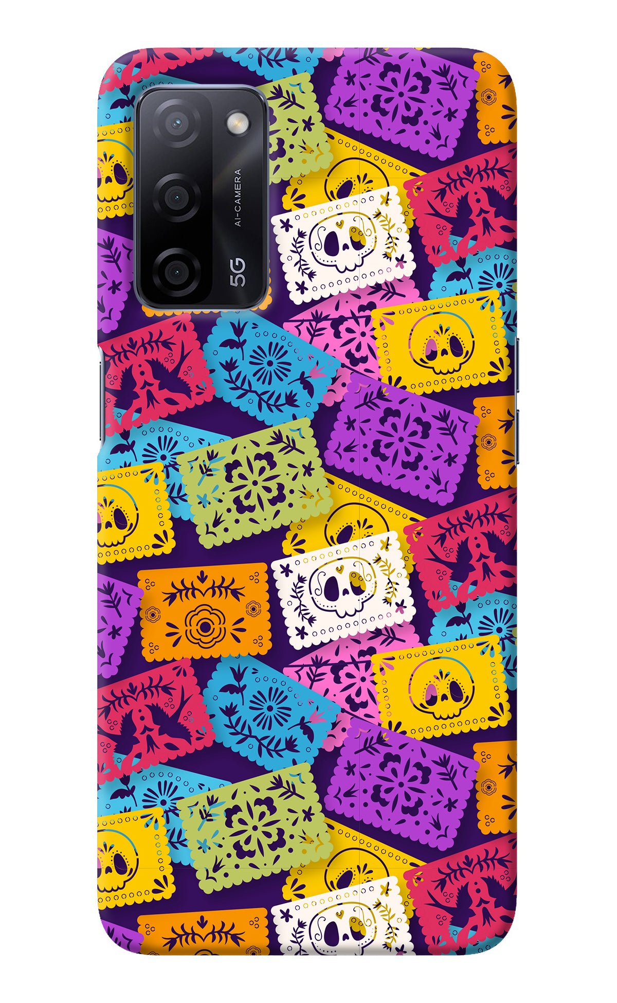 Mexican Pattern Oppo A53s 5G Back Cover