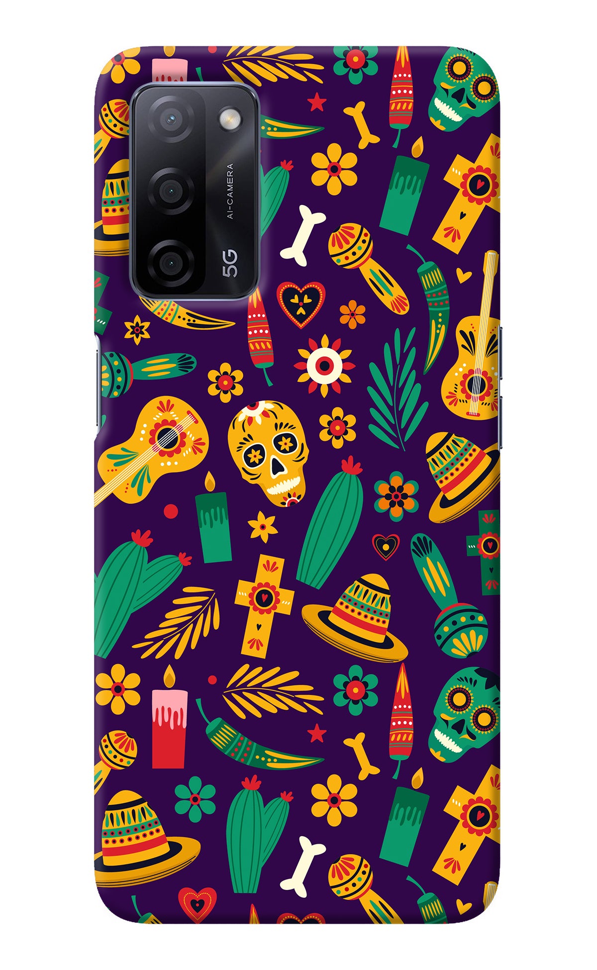 Mexican Artwork Oppo A53s 5G Back Cover