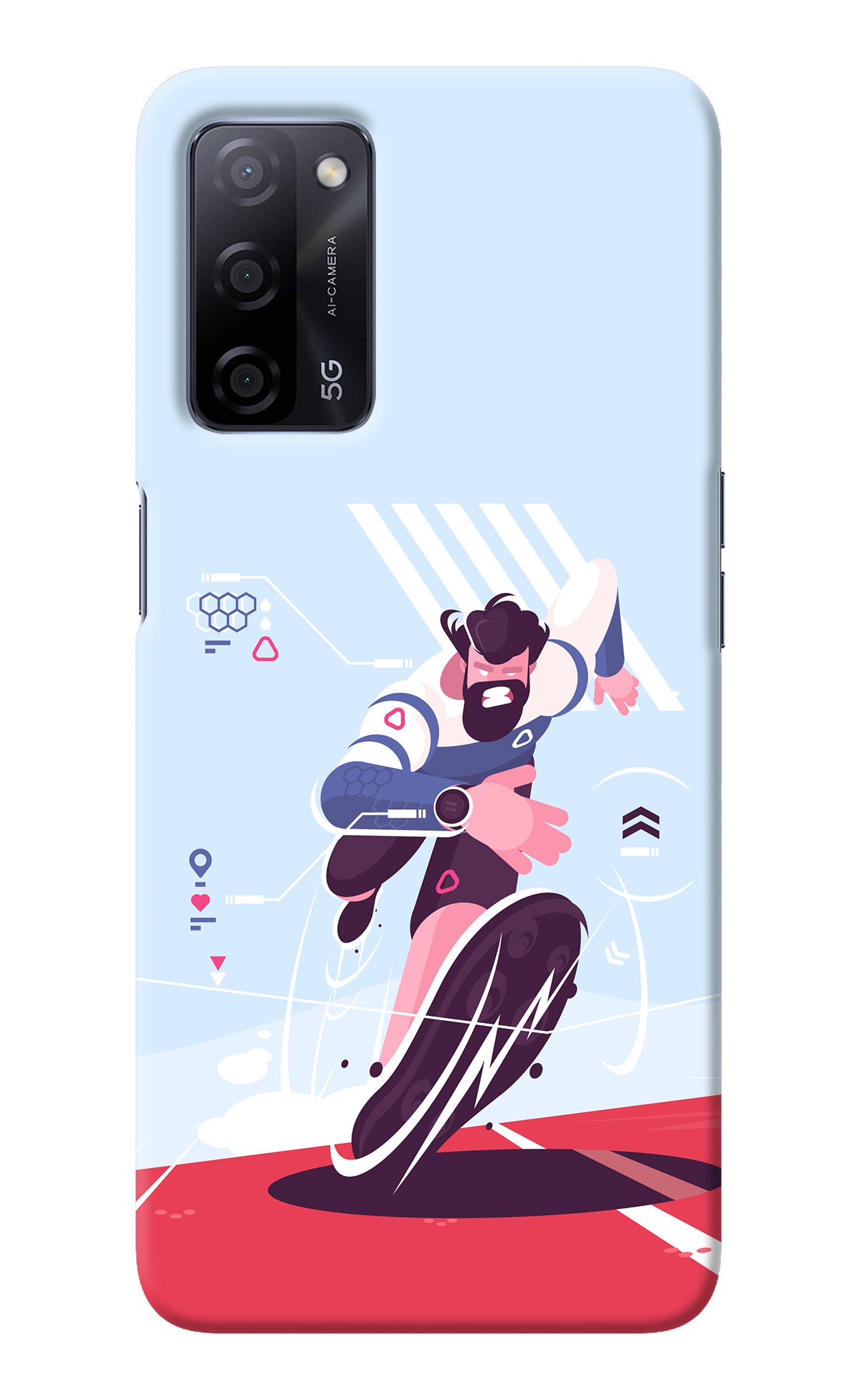 Run Pro Oppo A53s 5G Back Cover