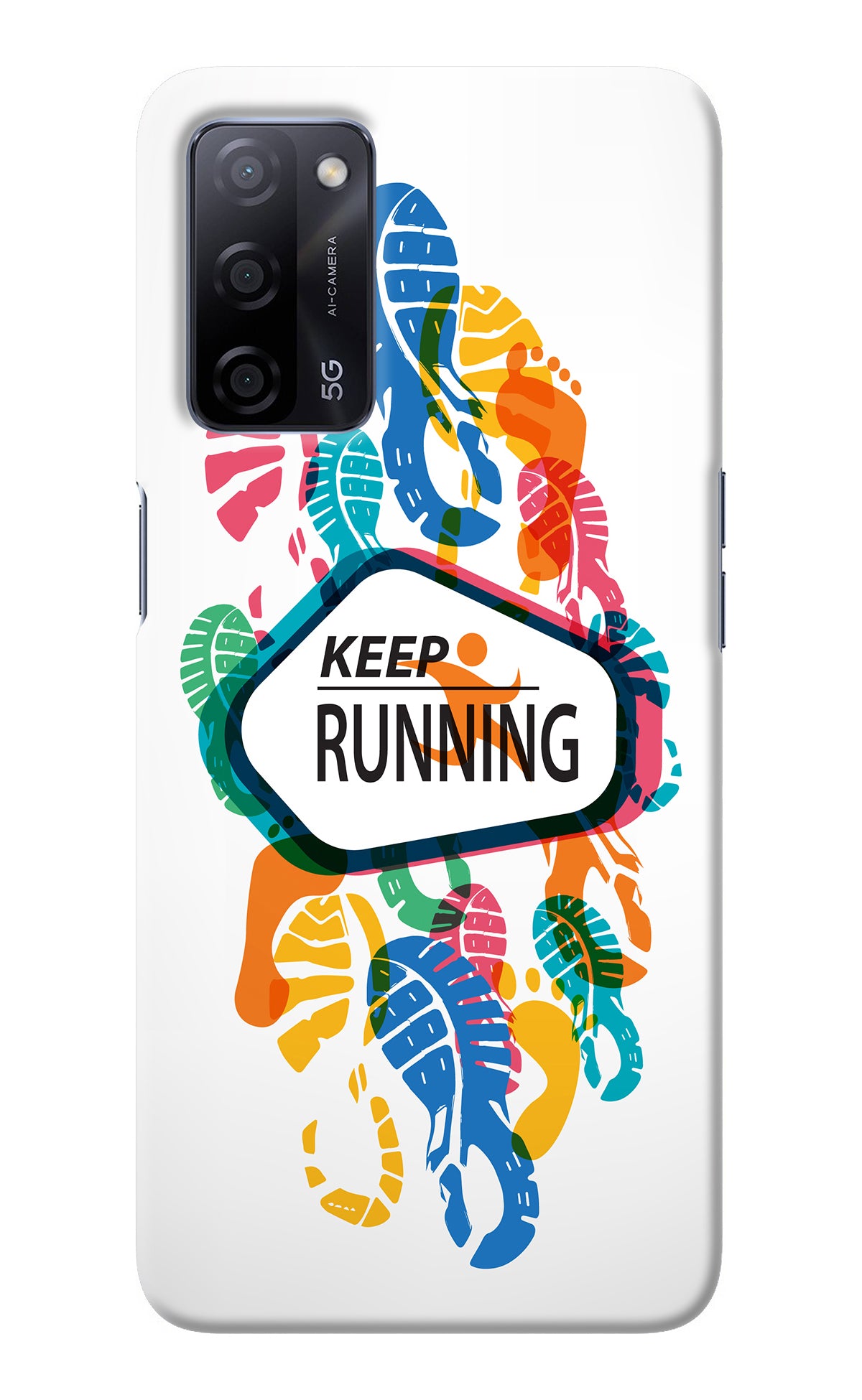 Keep Running Oppo A53s 5G Back Cover