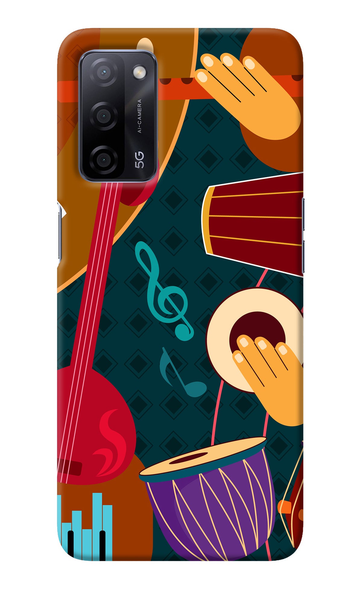 Music Instrument Oppo A53s 5G Back Cover