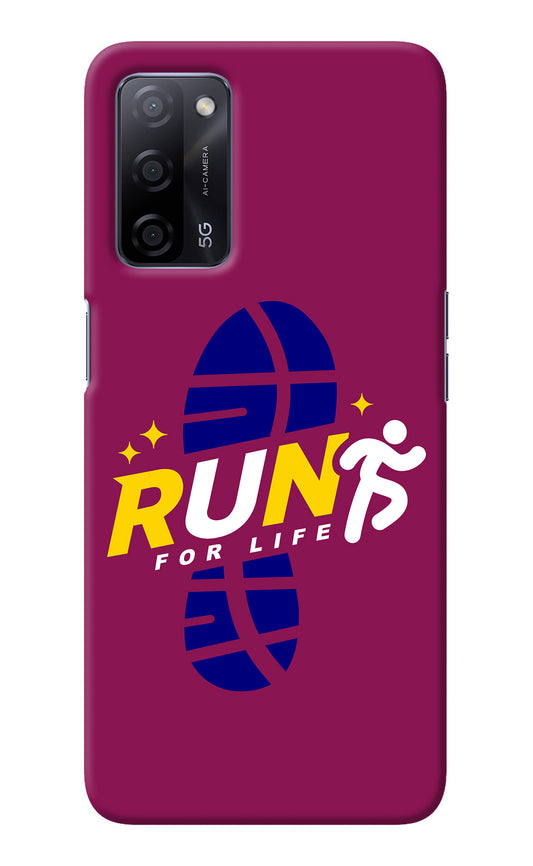 Run for Life Oppo A53s 5G Back Cover