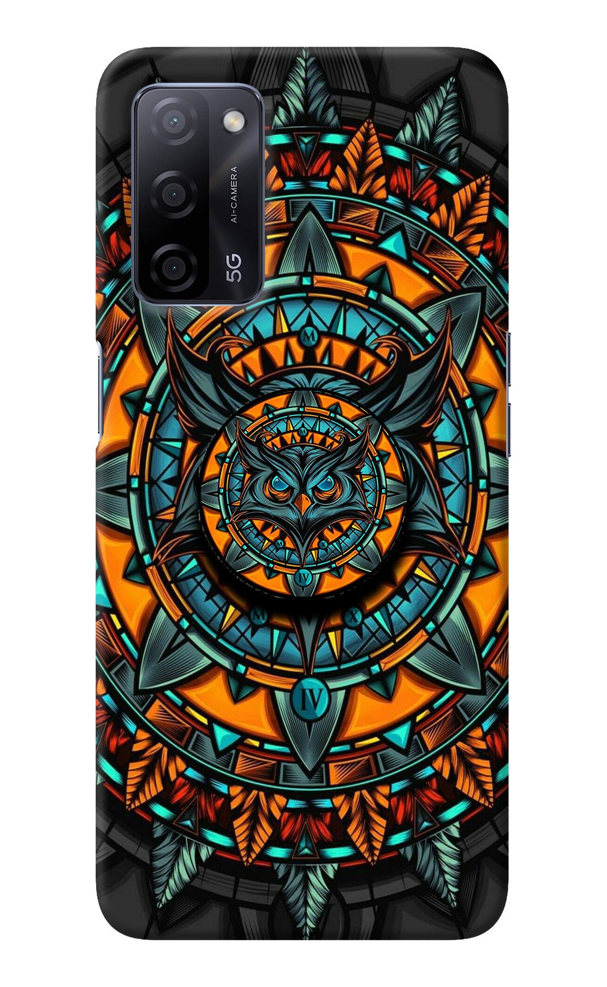 Angry Owl Oppo A53s 5G Pop Case